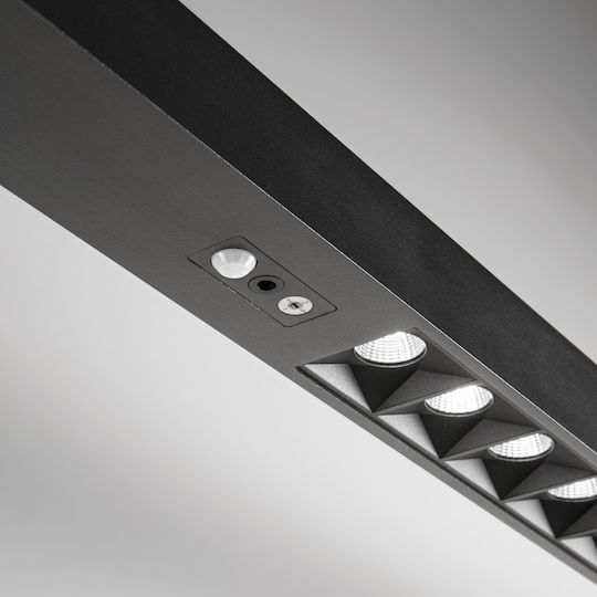 Ideal Lux Lampa de podea LED Î197xL120cm. 7600lm Negru