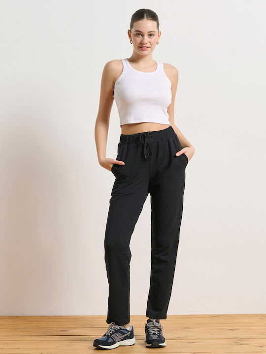 Women's Crop Cotton Sleeveless White Top