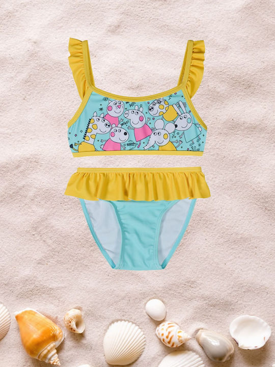 Stamion Kinder Badeanzug Bikini Colorful