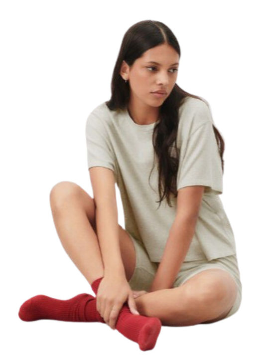 Women's T-shirt Beige