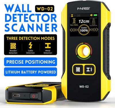 Fnirsi FNR-WD-02 Digital Detector de Cabluri, Metal, Lemn & Țevi