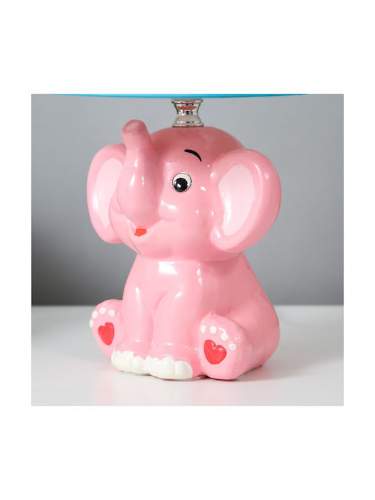 La Belle Maison Kids Table Lamp Pink 20x20x32cm D1754
