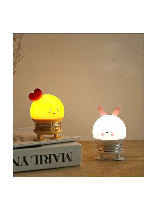 Φωτάκι Νυκτός LED USB Λευκό