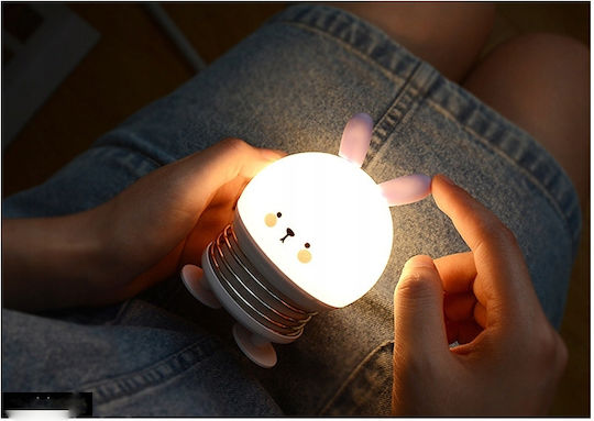 Φωτάκι Νυκτός LED USB Λευκό