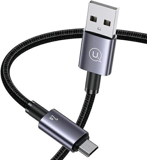 Usams 1.2m Braided USB 2.0 to micro USB Cable (USA1050)