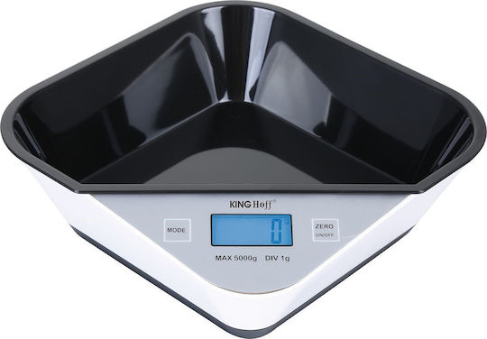KING Hoff Ψηφιακή Ζυγαριά Κουζίνας με Κάδο έως 5kg