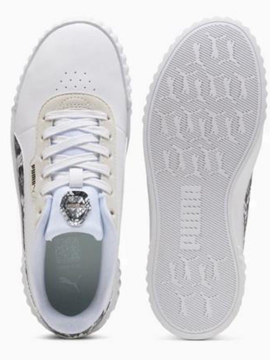 Carina 3.0 Snake Adidași Chunky Pentru Femei Albi