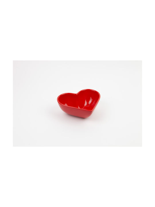 DOIY Serving Bowl Round Plastic Red