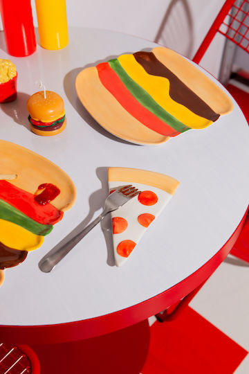 Fast Food Kollektion Löffelablage Weiß