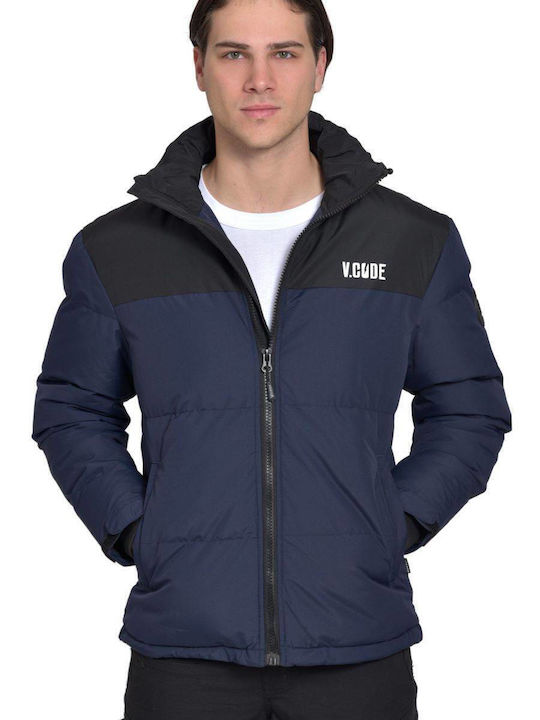 Jacket Puffer Navy, Black