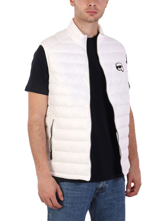 Sleeveless Jacket White