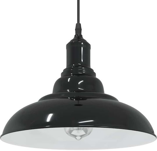 vidaXL Black Ceiling Light with E27 Socket