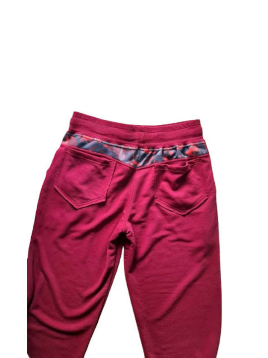 Bodymove Three-strand Jogger Pants Bordeaux