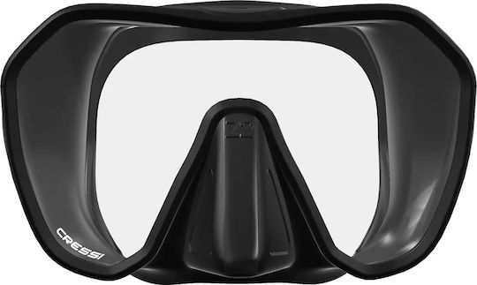 CressiSub Z2 Black Silicone Diving Mask