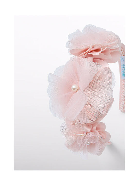 Abel & Lula Pink Kids Headband with Flower