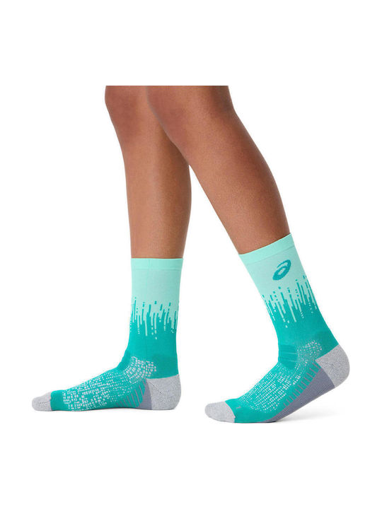 ASICS Running Socks Green 1 Pair