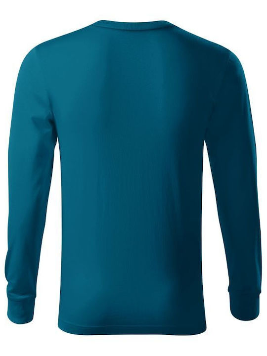 Malfini Men's Long Sleeve Promotional Blouse Petrol Blue