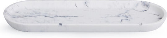 Lifa-Living Plastic Bathroom Accessory Set White 4pcs