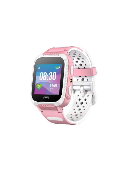 Moye Kids Smartwatch with Rubber/Plastic Strap Pink