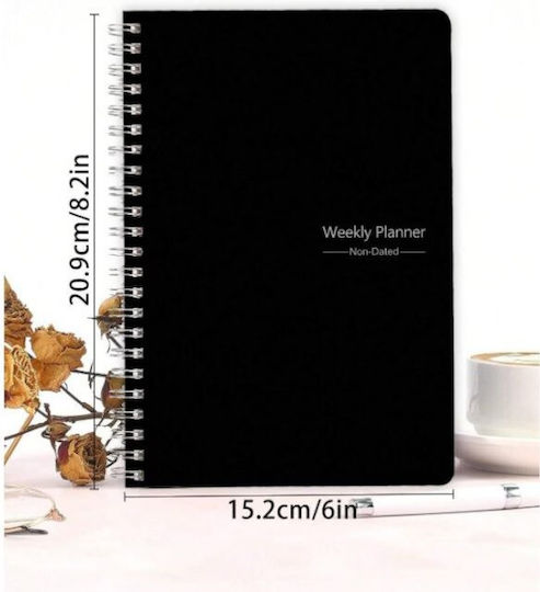 Set 8 Notebooks Spiral A5