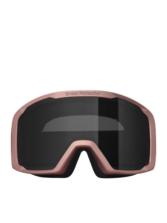 Sweet Protection Μάσκα Σκι & Snowboard Παιδική Μαύρη με Φακό σε Μαύρο Χρώμα