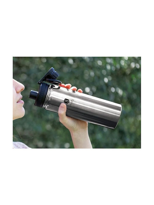 Berlinger Haus Αθλητικό Παγούρι Ανοξείδωτο 720ml Ασημί