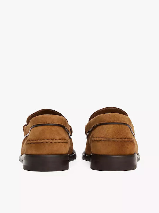 Wildleder Herren Mokassins in Braun Farbe