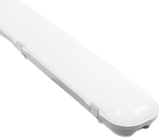 GloboStar Emergano Commercial Linear LED Ceiling Light 48W Cold White IP65 Dimmable 120cm
