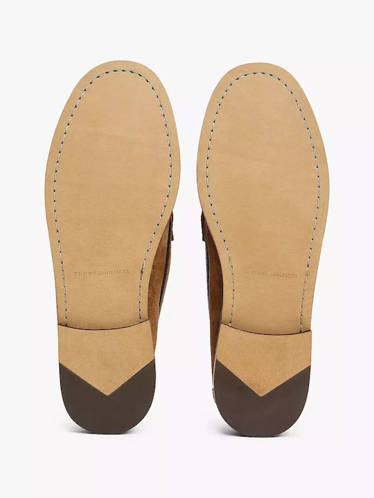 Wildleder Herren Mokassins in Braun Farbe