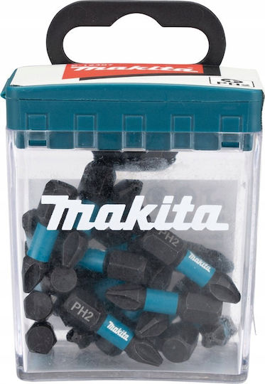 Makita Set 25 Schraubendreher-Bits Kreuz