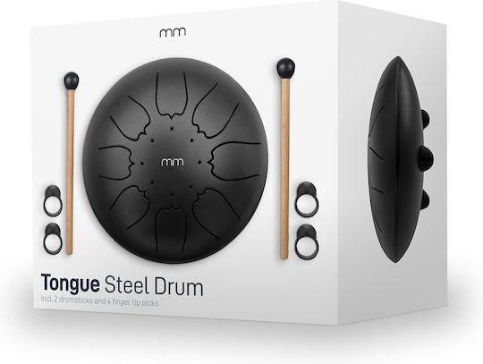 Mikamax Steel Tongue Drum 8 Notes 16cm