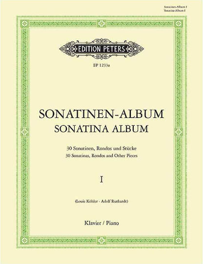 Sonatina Album Volume I Peters Edition