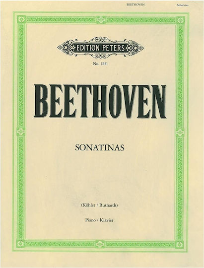 Beethoven Sonatinas Editions Peters Urtext