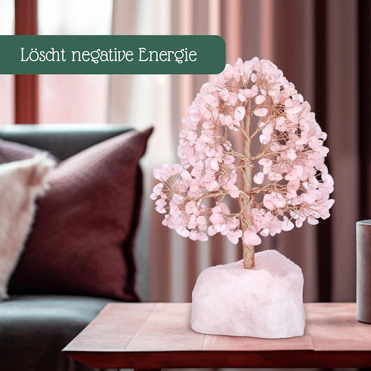 Weihnachtsdekoration Baum 16cm Rosa Kristall