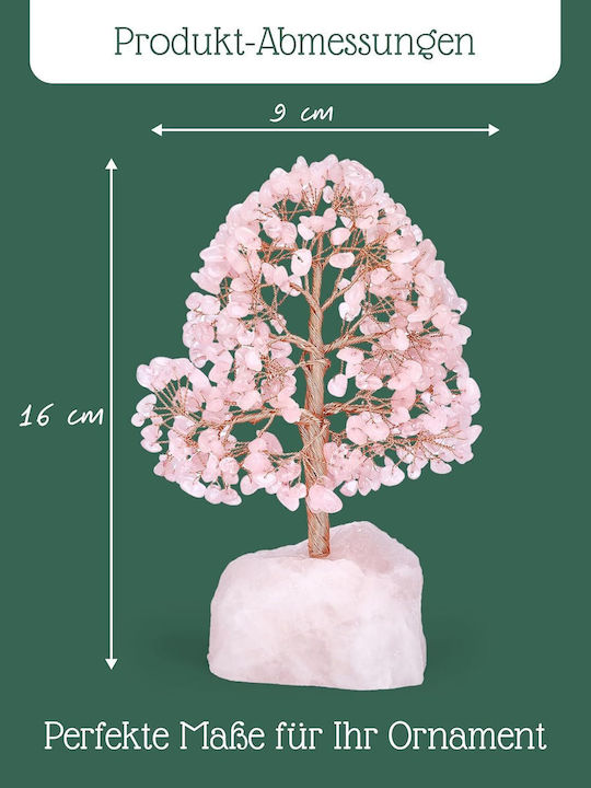 Decorațiune de Crăciun Braduleț 16cm. Roz Cristalin