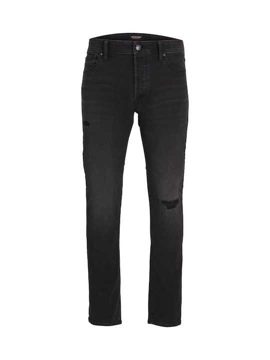 Glenn Herren Jeanshose Elastisch mit Slim Passform Black