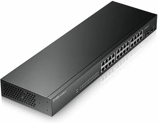 Zyxel GS1900-24 Managed L2 Switch with 24 Gigabit (1Gbps) Ethernet Ports and 2 SFP Ports