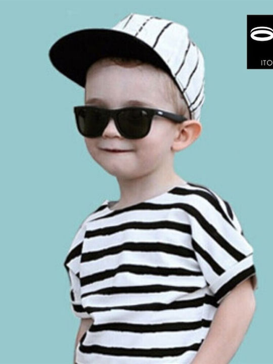iTooTi 3-5 Years Kids Sunglasses Black T-SHA-CM01