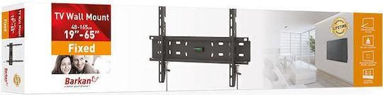 Barkan E30 Βάση Τηλεόρασης Τοίχου έως 65" και 50kg Μαύρο