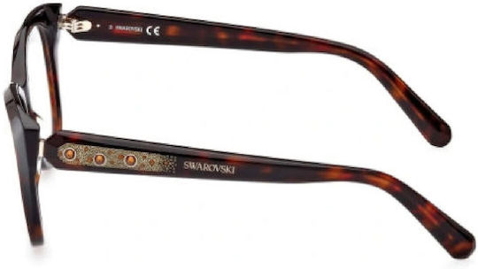 Swarovski Damen Acetat Schmetterling Braun SK5469 052