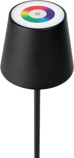 Platinet Tischlampe LED mit Schwarz Schirm und Basis Platinet Tischlampe LED mit Schwarz Schirm und Basis