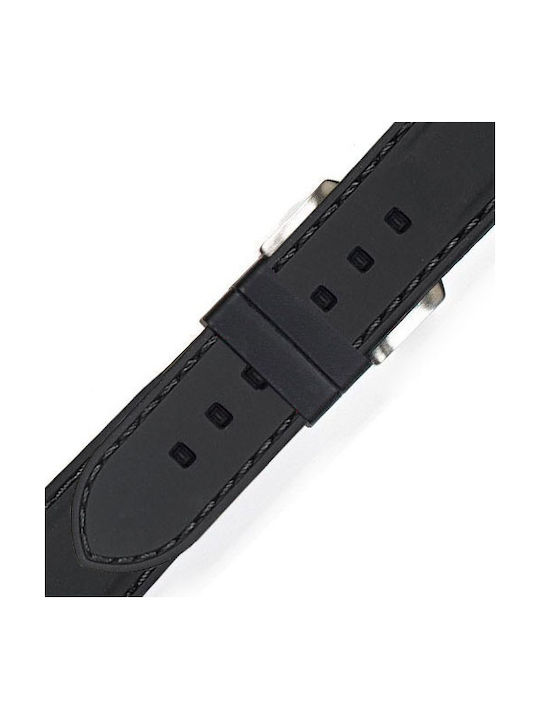 KOSTELO Rubber Strap Black 22mm