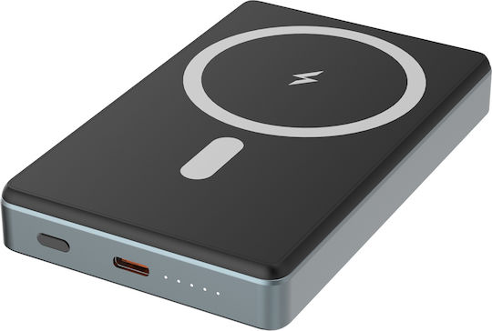Powertech PT-1377 MagSafe Power Bank 10000mAh 20W Γκρι