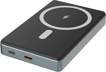 Powertech PT-1377 MagSafe Power Bank 10000mAh 20W Γκρι