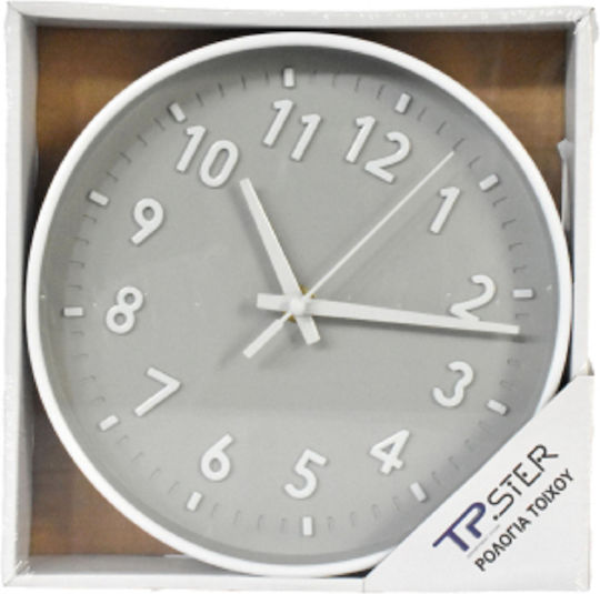Tpster Wanduhr Weiß Ø20cm