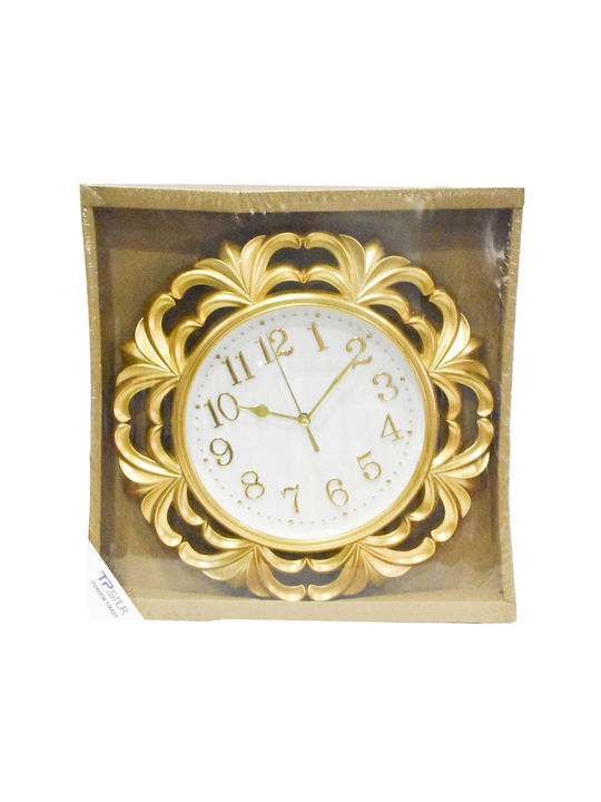 Tpster Wall Clock Gold Ø30cm