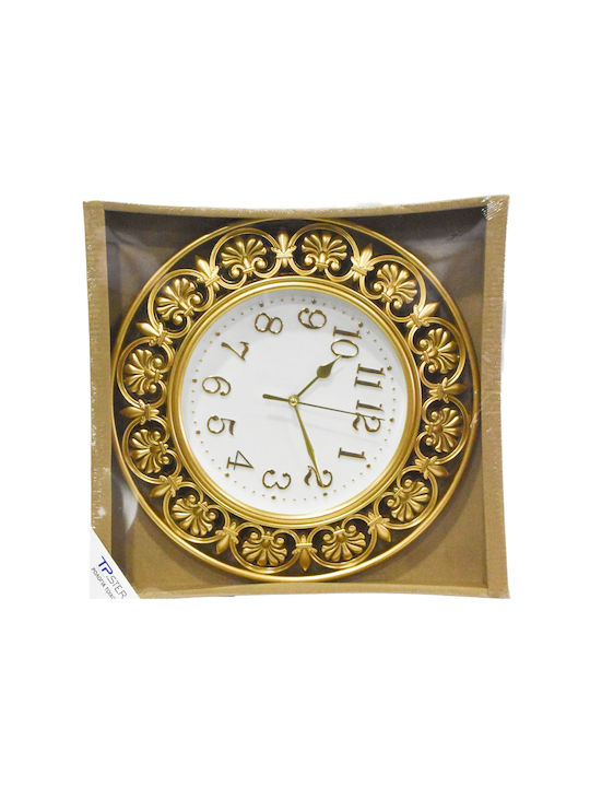 Tpster Wall Clock Gold Ø30cm