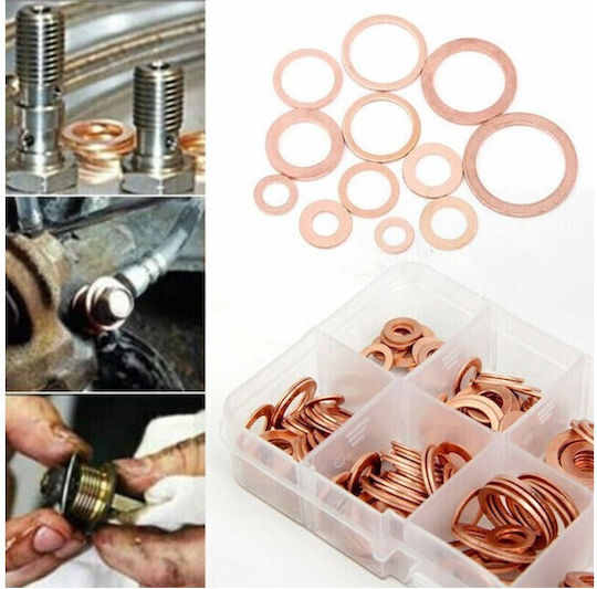 Set 200 Zola Copper Washbasins Various Sizes Storage Box Pink