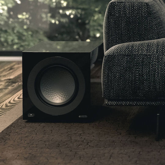 Monitor Audio Anthra W12 Aktiv Subwoofer mit Lautsprecher 12" 1700W Schwarz glänzend