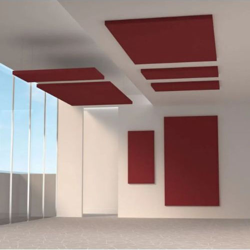 Audiodesigner Rect Ηχοαπορροφητικό Πάνελ Με Ύφασμα (4τμχ) 120cm x 60cm x 50mm σε Πορτοκαλί Χρώμα